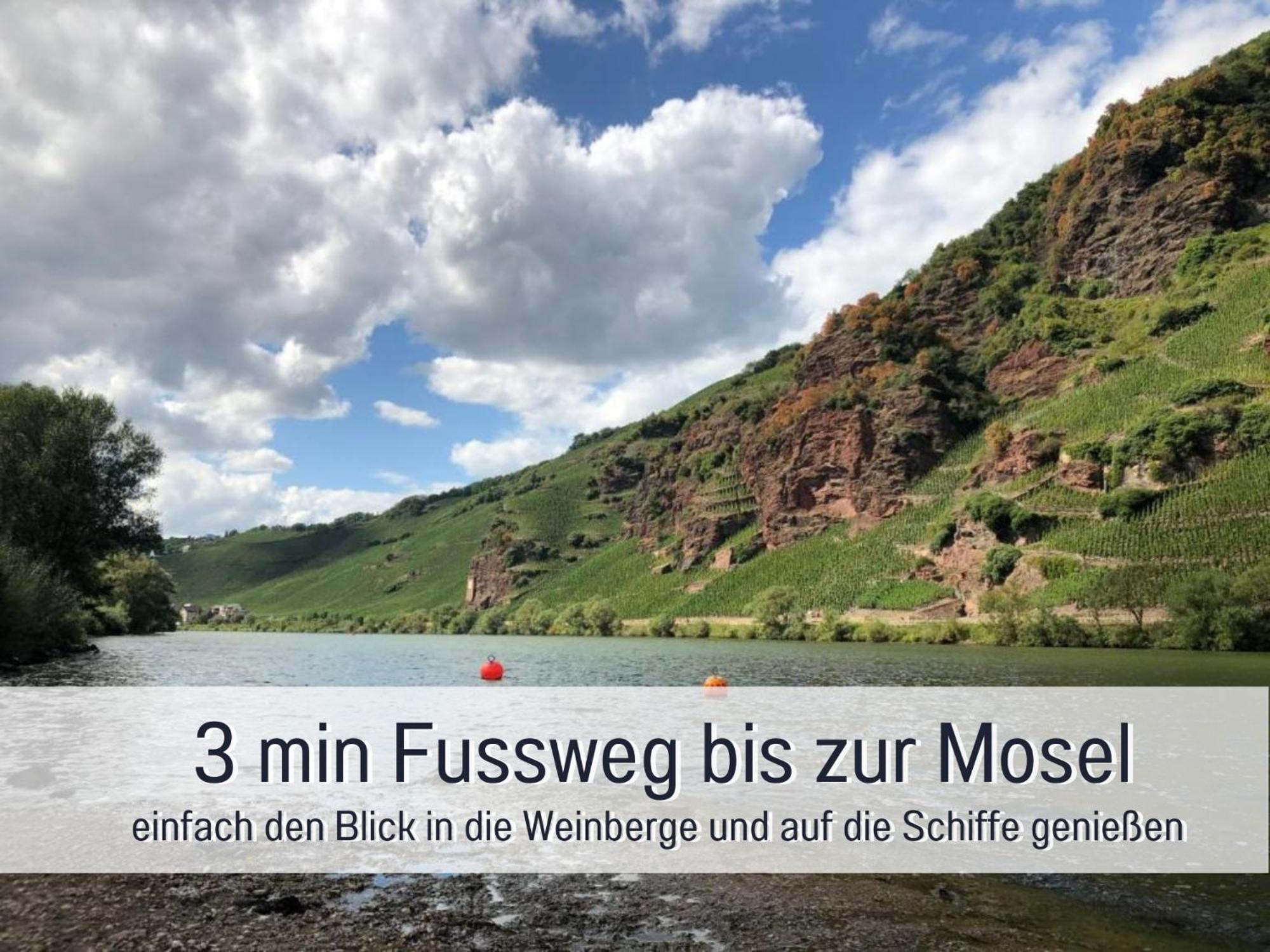 Ferienhaus Schwaab-Scherr, Genau Zwischen Bernkastel-Kues Und Traben-Trarbach, Mit Kostenlosem Oepnv-Ticket Fuer Bus Und Bahn, Parkplaetzen Und Fahrradgarage Erden Ngoại thất bức ảnh